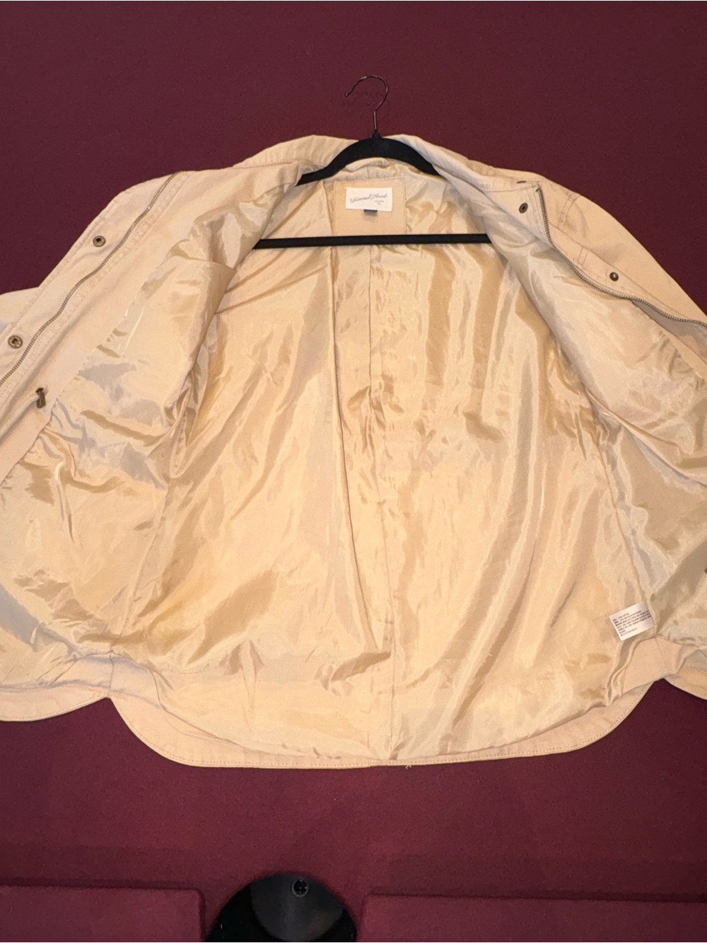 Universal Thread Tan Utility Jacket with Front Pockets - Picture 12 of 14